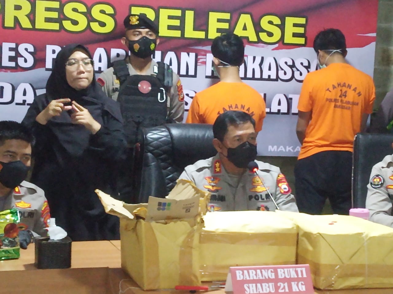 Polisi Gagalkan Penyelundupan Sabu Senilai Rp21 Miliar di Makassar yang Dipasok Via Laut